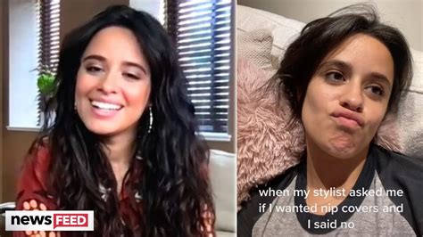 Camila Cabello Suffers Nip Slip On Live TV & Makes A TikTok